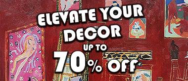 Elevate Your Decor with Up to 70% Off Framed Art Masterpieces Flash Deal!