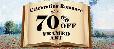 Celebrating Romance - Up to 70% Off Framed Art Flash Deals!