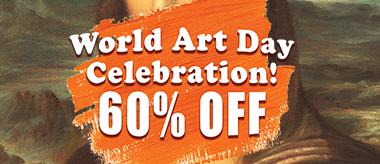 World Art Day Sale: Save 60% Off All Art!