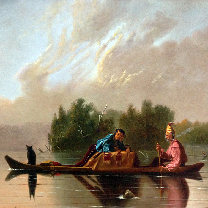Caleb Bingham Oil Paintings Canvas Art & Reproduction Oil Paintings