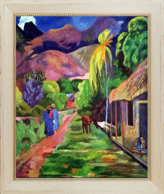 Road in Tahiti, 1891 - Paul Gaugin Oil Painting