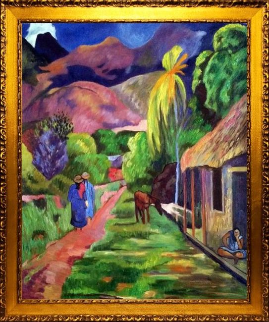 Road in Tahiti, 1891 - Paul Gaugin Oil Painting