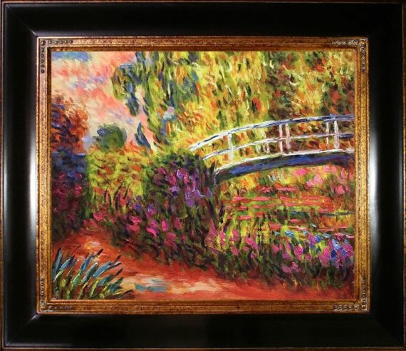 The Japanese Bridge, Monet Oil Painting - overstockArt