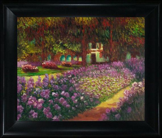 Artist's Garden at Giverny - Claude Monet