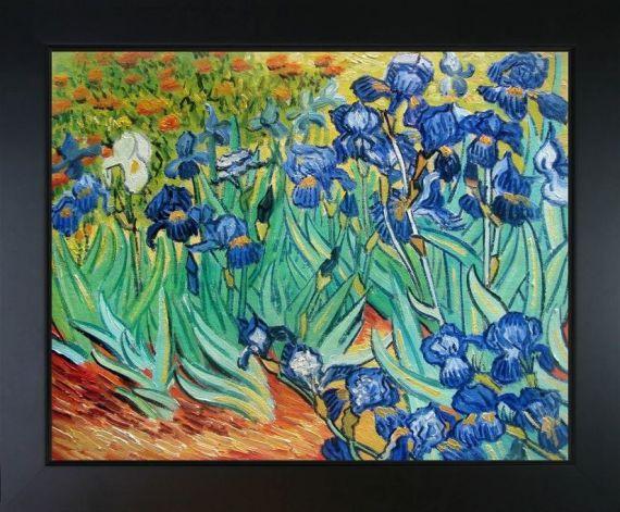 Vincent Van Gogh, Irises - Hand Painted Oil Painting on Canvas
