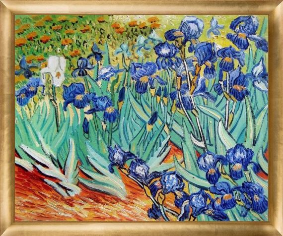 Irises - Vincent Van Gogh - Oil Painting Reproduction