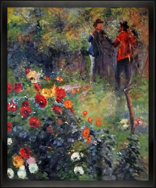 Garden of the Rue Cortot Montmartre - Pierre-Auguste Renoir