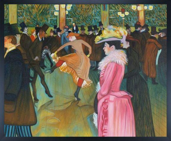 At the Moulin Rouge, The Dance - Toulouse-Lautrec