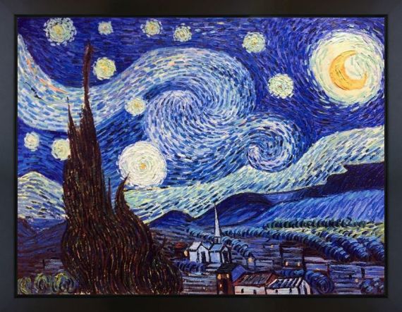 Wall Art: Painting Reproduction Van Gogh - Starry Night