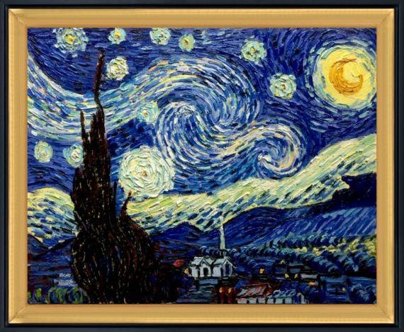 Van Gogh - Starry Night - Reproduction Oil Painting