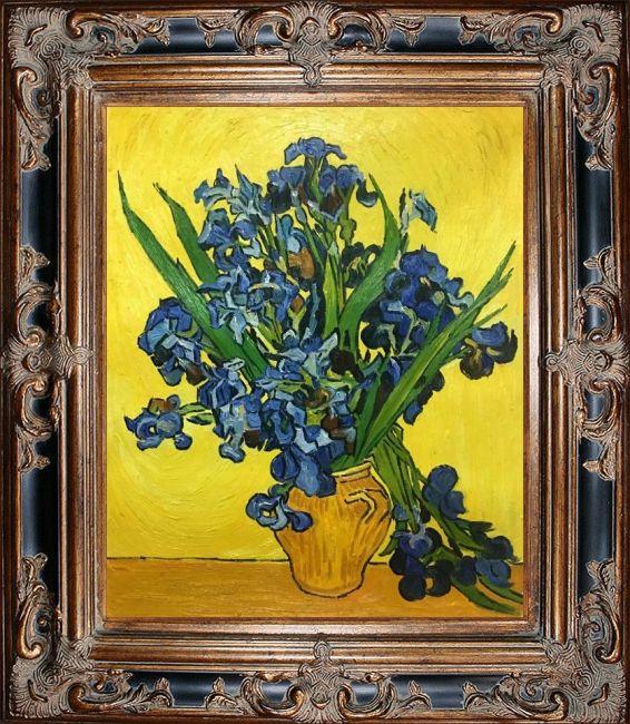 Irises in a Vase Reproduction - Reproduction Oil Paintings