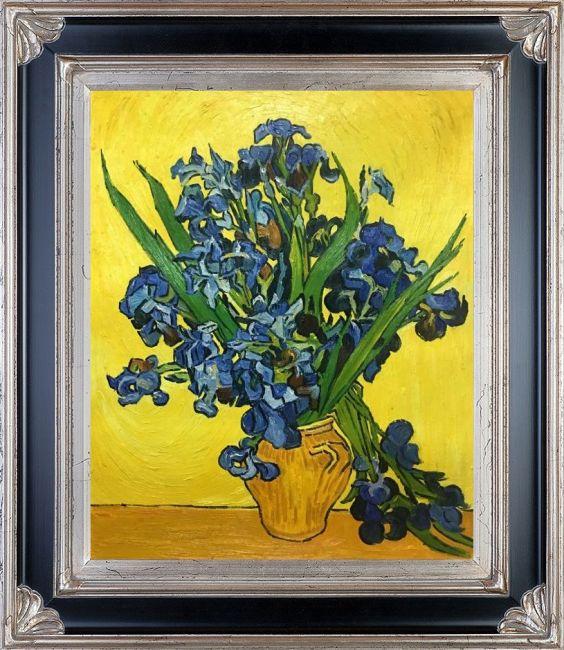 Irises in a Vase Reproduction - Reproduction Oil Paintings