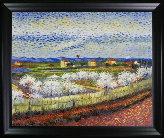 Peach Trees in Blossom - Vincent van Gogh