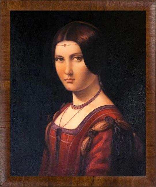 Da Vinci, Portrait of an Unknown Woman­ - Oil Painting