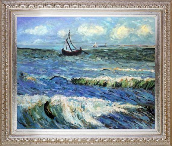 Seascape at Saintes Maries - Vincent Van Gogh