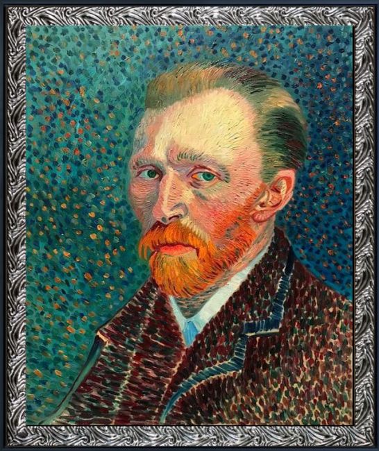 Vincent Van Gogh, Self Portrait - Hand Painted Oil Painting on Canvas