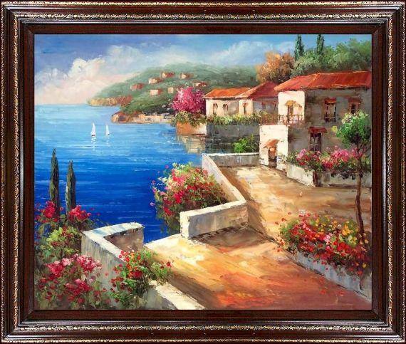 Vacation Harbor Reproduction - Reproduction Oil Paintings