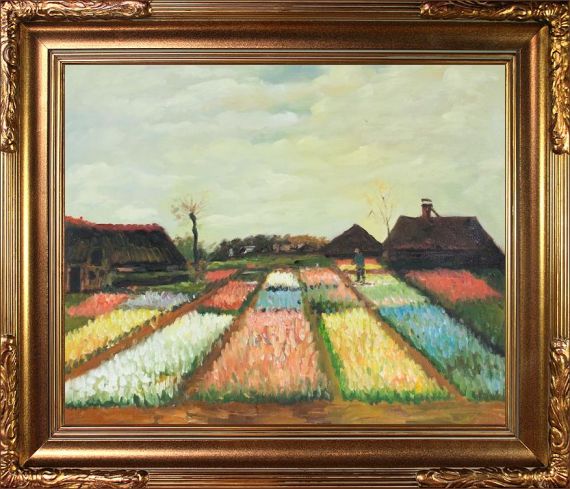 Vincent Van Gogh, Bulb Fields, 1883 - Hand Painted Oil Painting on Canvas