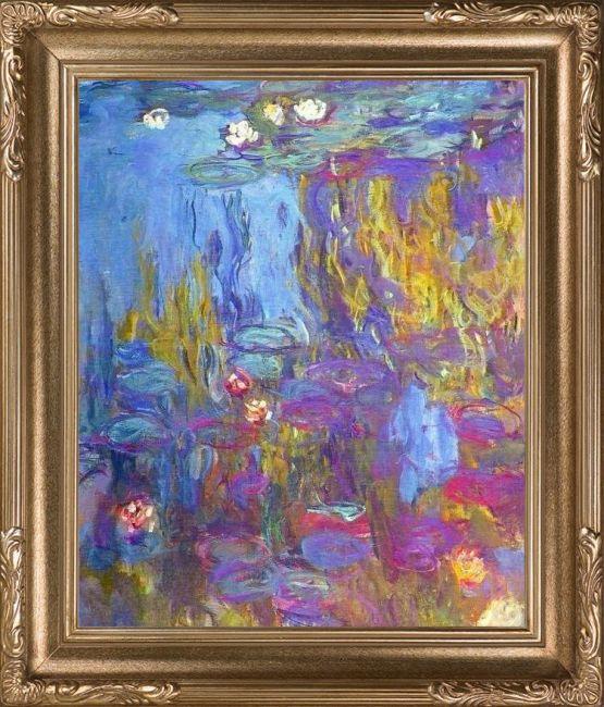 Claude Monet, Water Lilies, 1917 - Hand Painted Oil Painting on Canvas