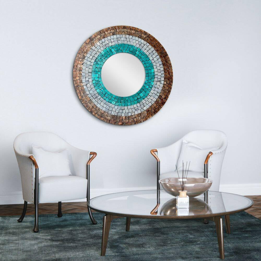 Mirror Round Mother of Pearl Mirror Frames