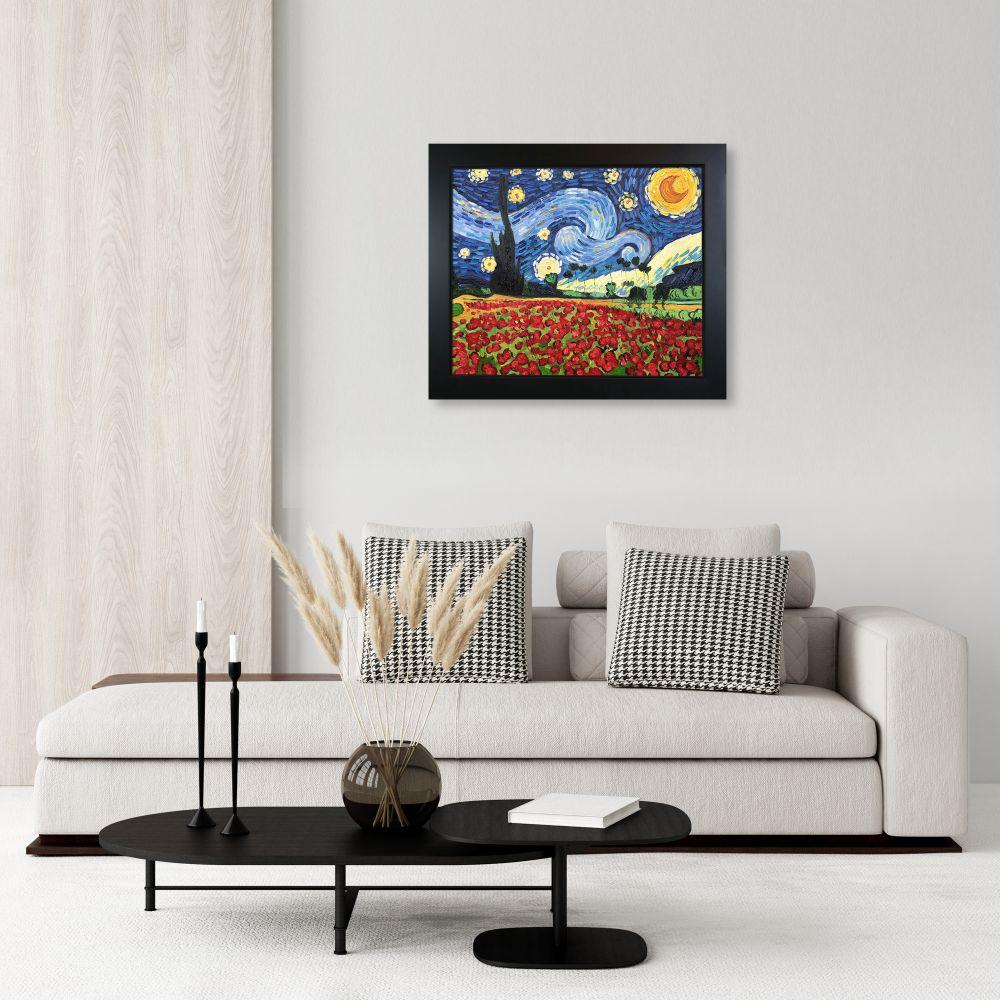 Starry Poppies Collage - Vincent van Gogh