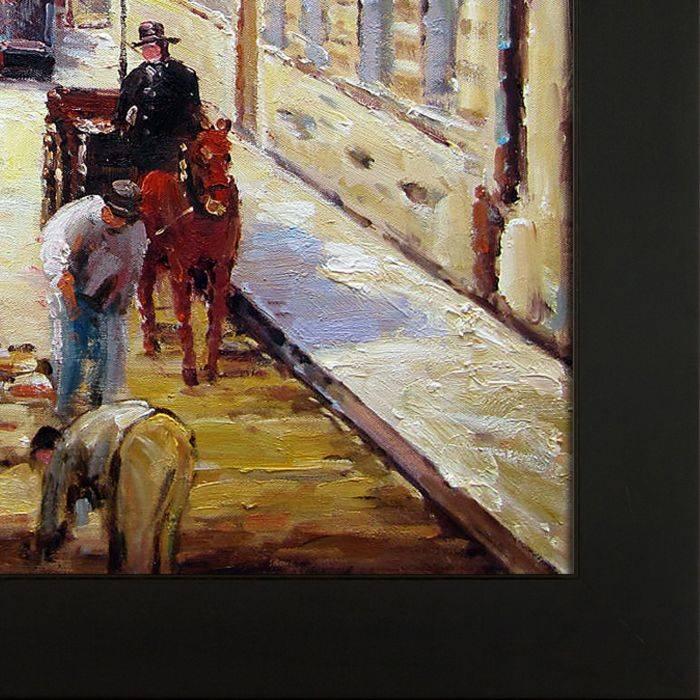 overstockArt Rue Mosnier with Road Menders Artwork by Manet with Opulent Frame