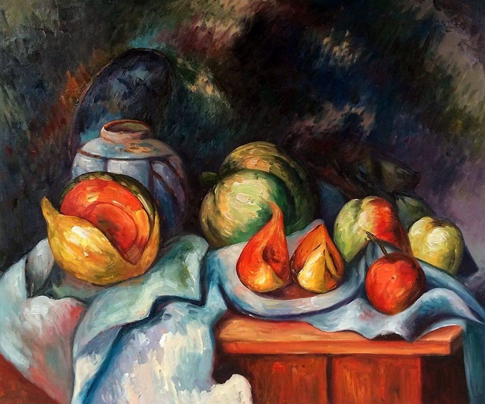 Still Life with Melons and Apples