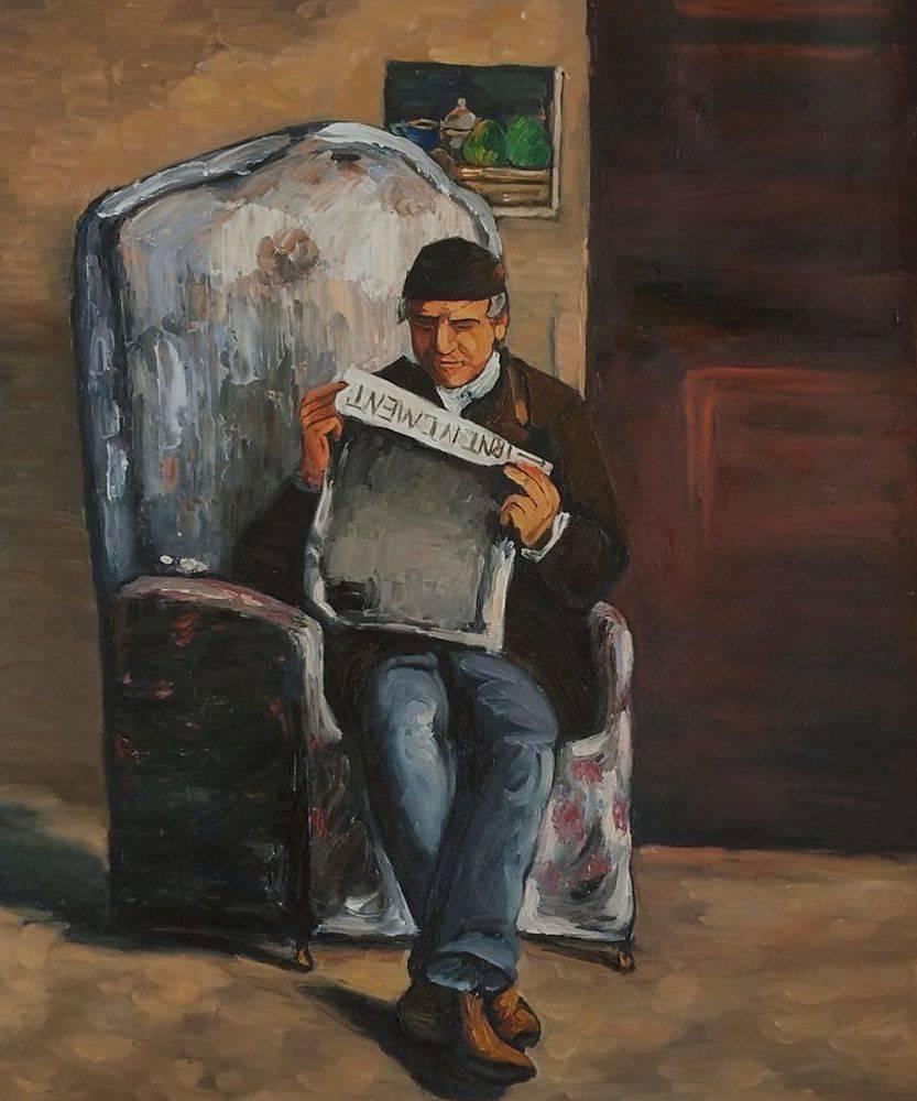 Artist's Father Reading
