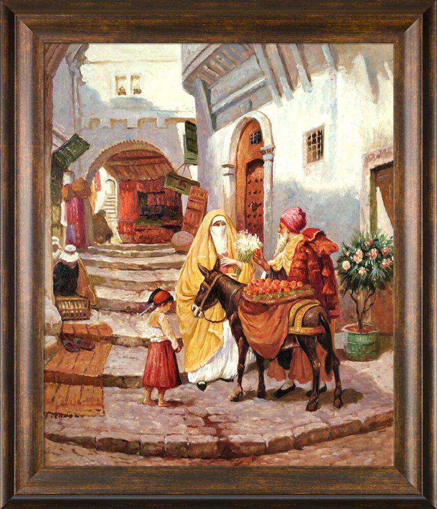 The Orange Seller Pre-Framed
