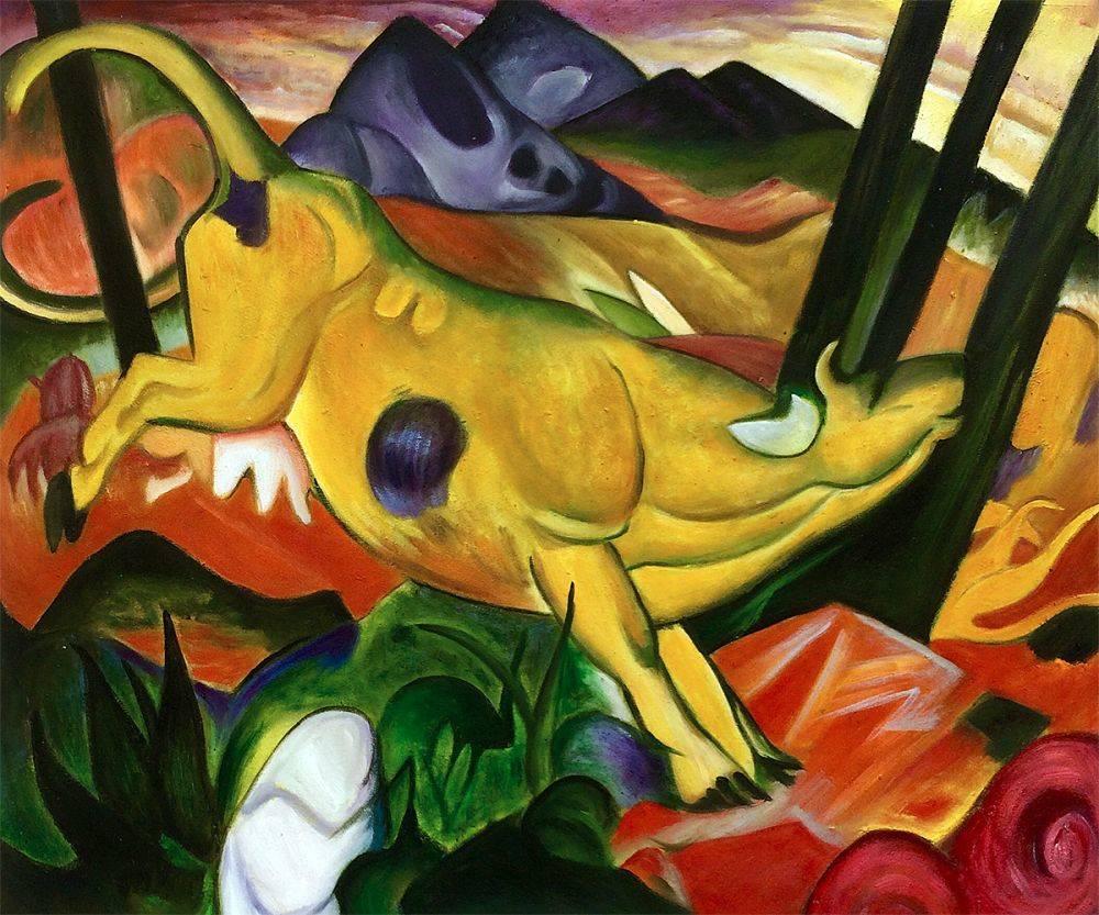 Franz Marc - Yellow Cow