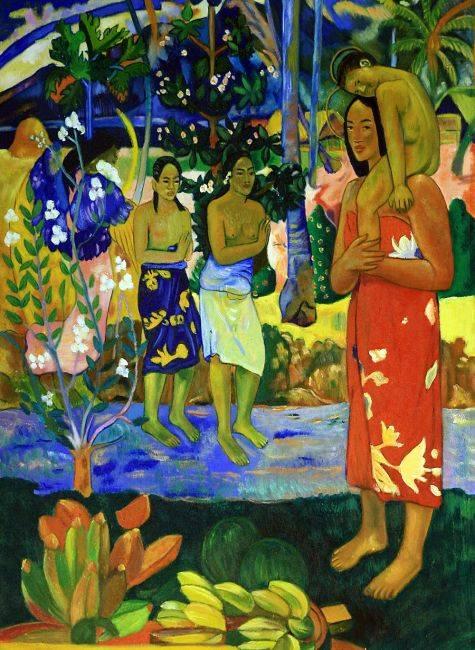 Paul Gauguin, Orana Maria (We Hail Thee Mary), 1891 - Hand Painted Oil ...