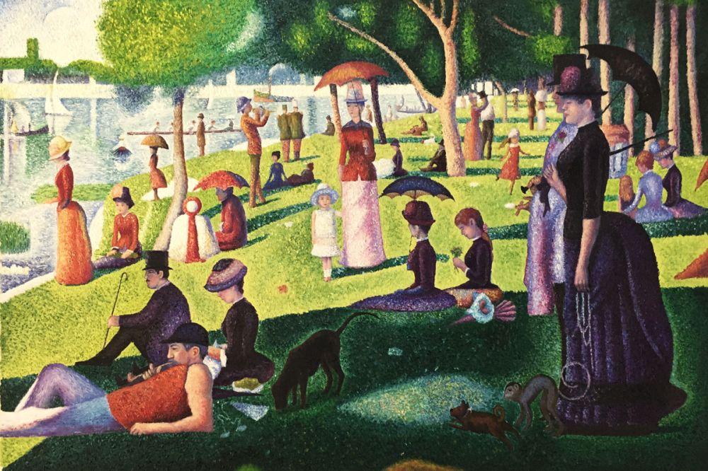 Image result for sunday Afternoon on the Island of La Grande Jatte