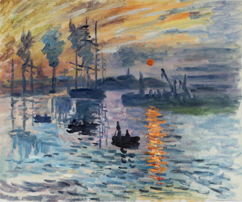 monet sunrise print