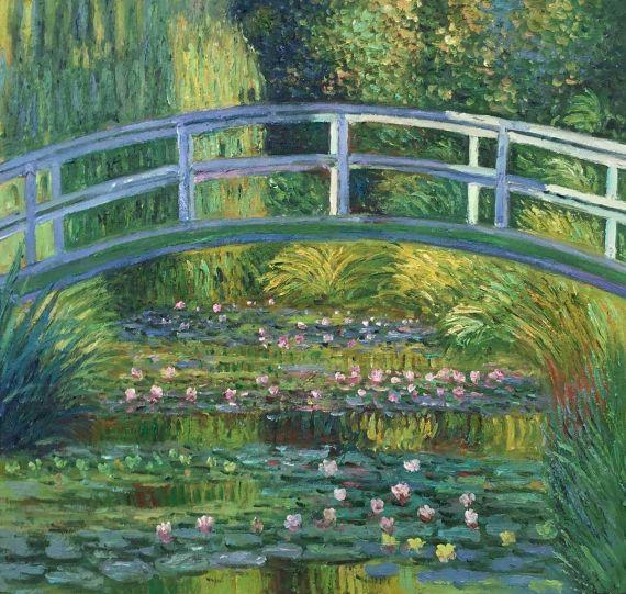 White Water Lilies (Vertical) - Claude Monet