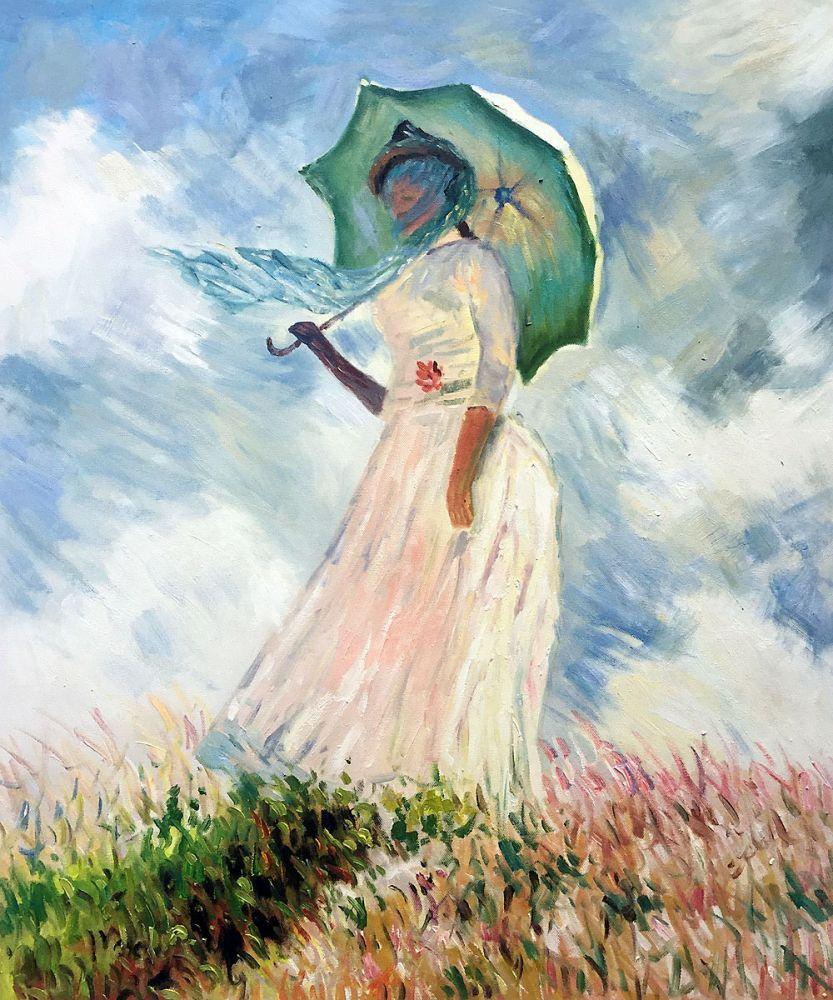 Woman with a Parasol (Facing Left)