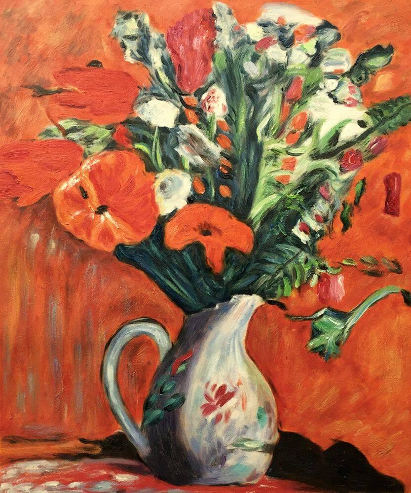 Pierre Bonnard Vase of Flowers (Poppies)