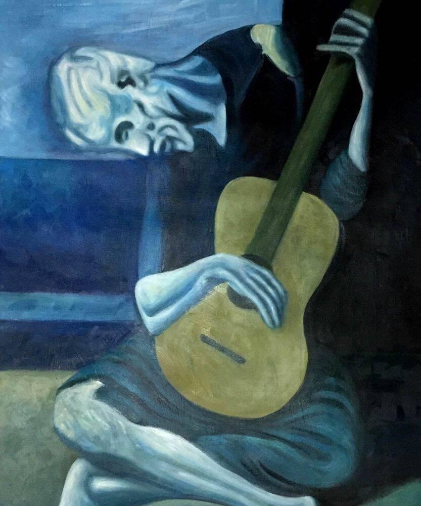 the old guitarist painting