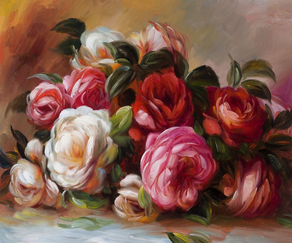 Discarded Roses - Pierre-Auguste Renoir - Canvas Art