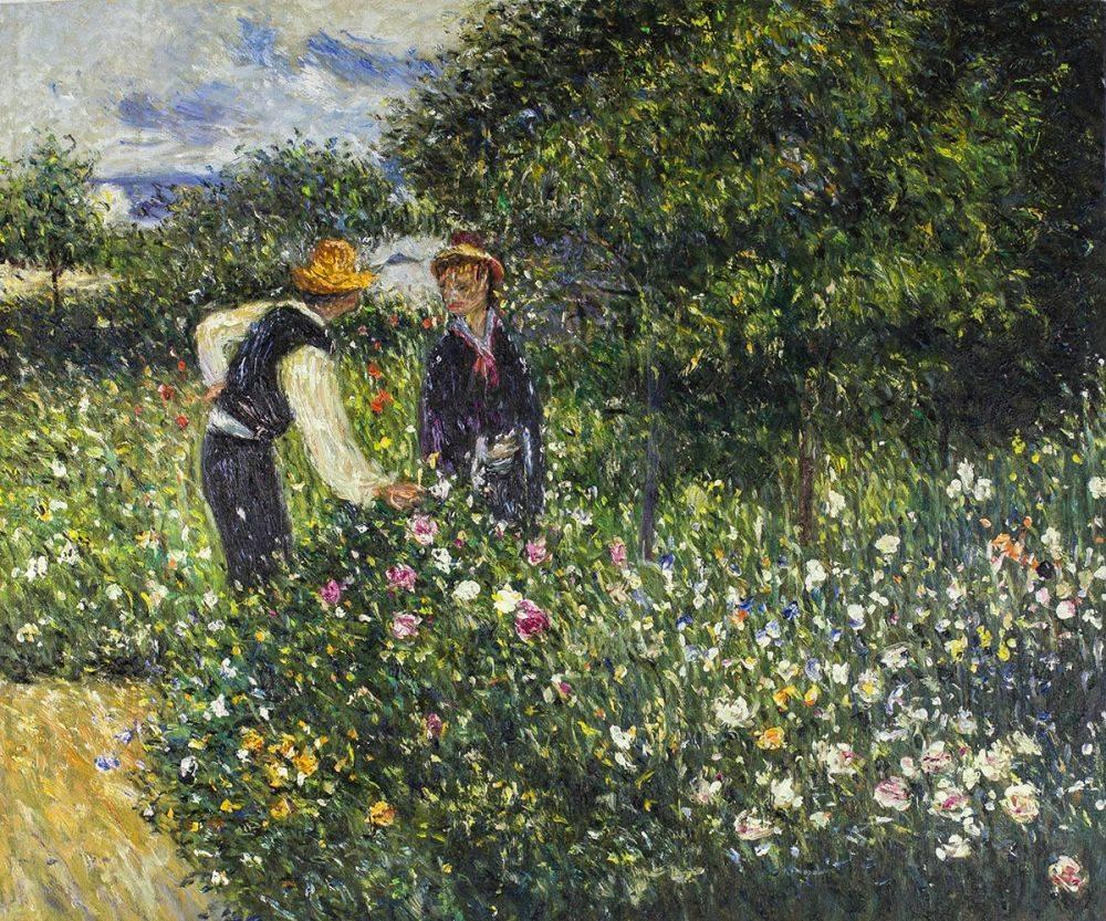 Picking Flowers, 1875