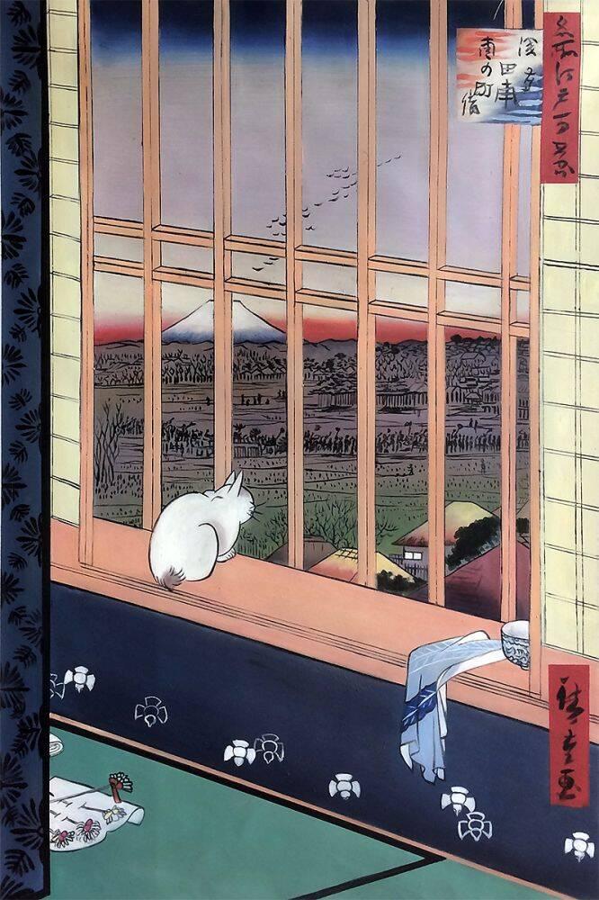 Asakusa Ricefields and Torinomachi Festival, No. 101 from One Hundred Famous Views of Edo