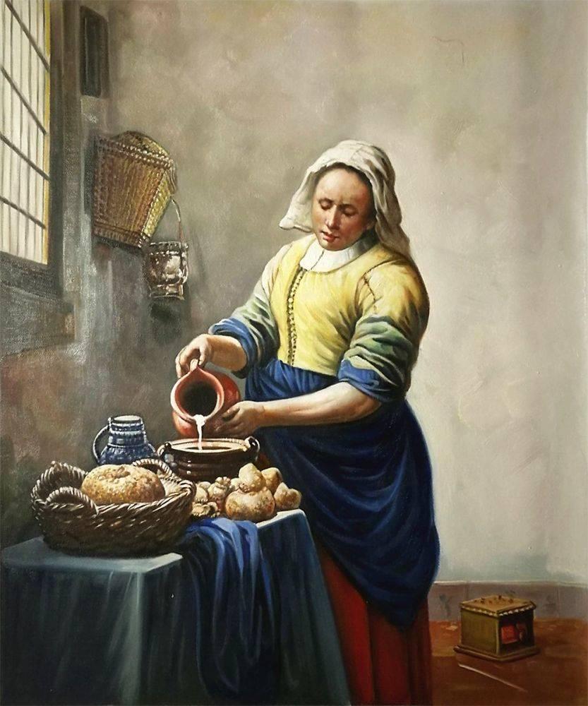 Johannes Vermeer The Milkmaid