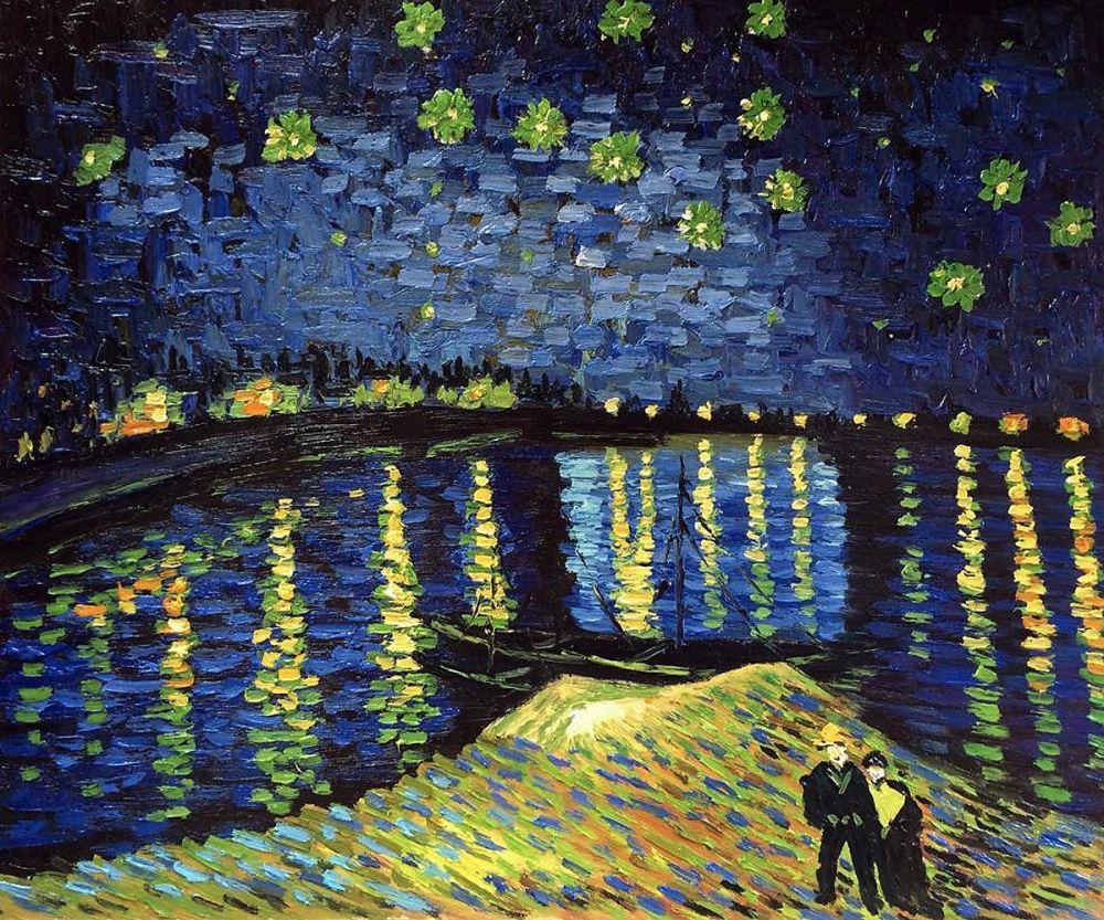 vincent van gogh starry night over the rhone 2