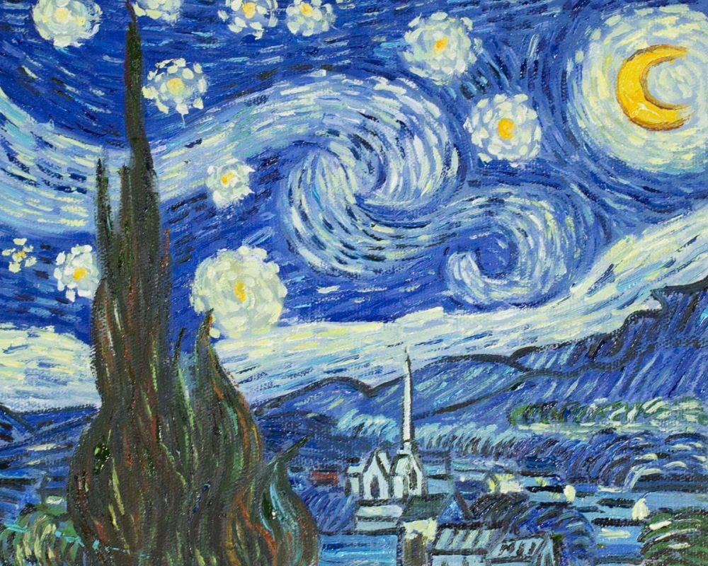 Van Gogh - Starry Night - 8x10 Reproduction Painting