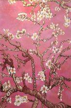 Branches of an Almond Tree in Blossom, Pearl Pink Reproduction
