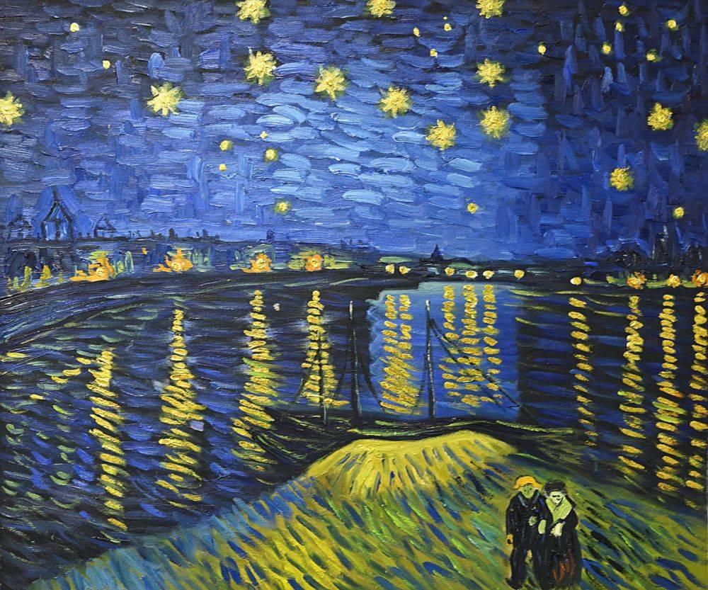 Starry Night Over the Rhone Van Gogh Art Handbag – The Mob Wife