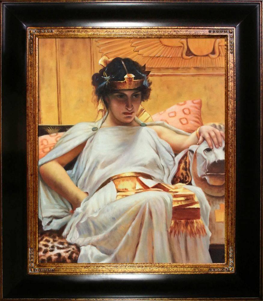 Paintings Reproductions Cleopatra, 1887 by John William Waterhouse  (1849-1917, Italy)