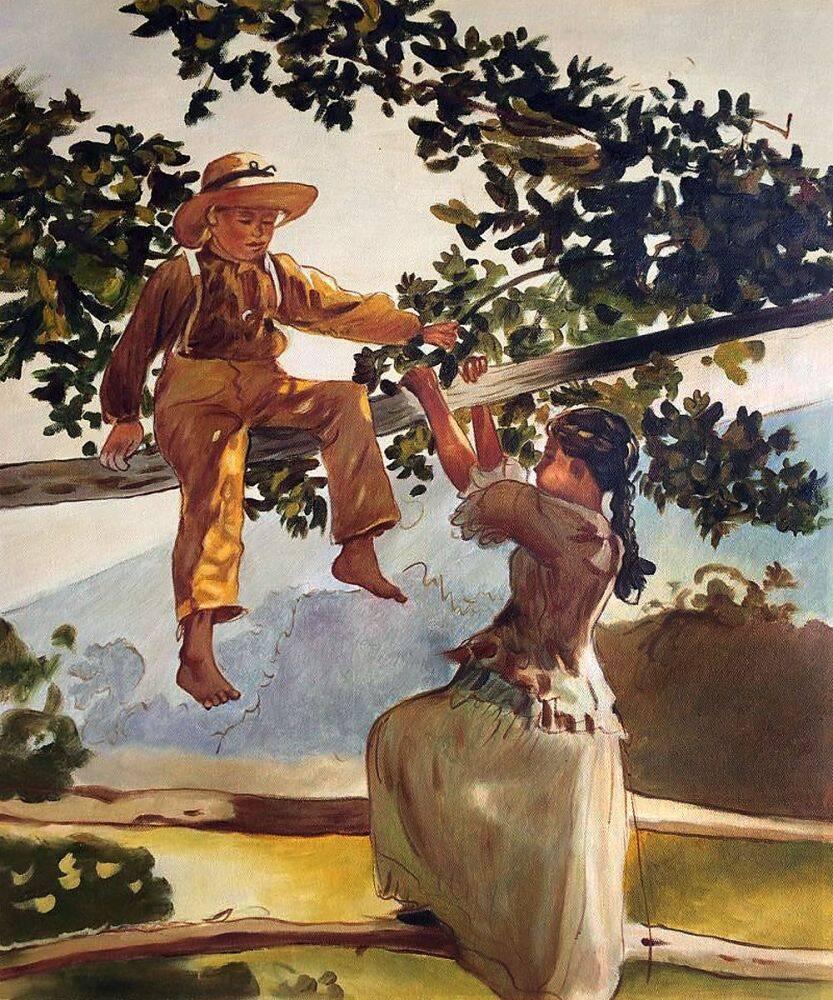 Winslow Homer, On the Fence