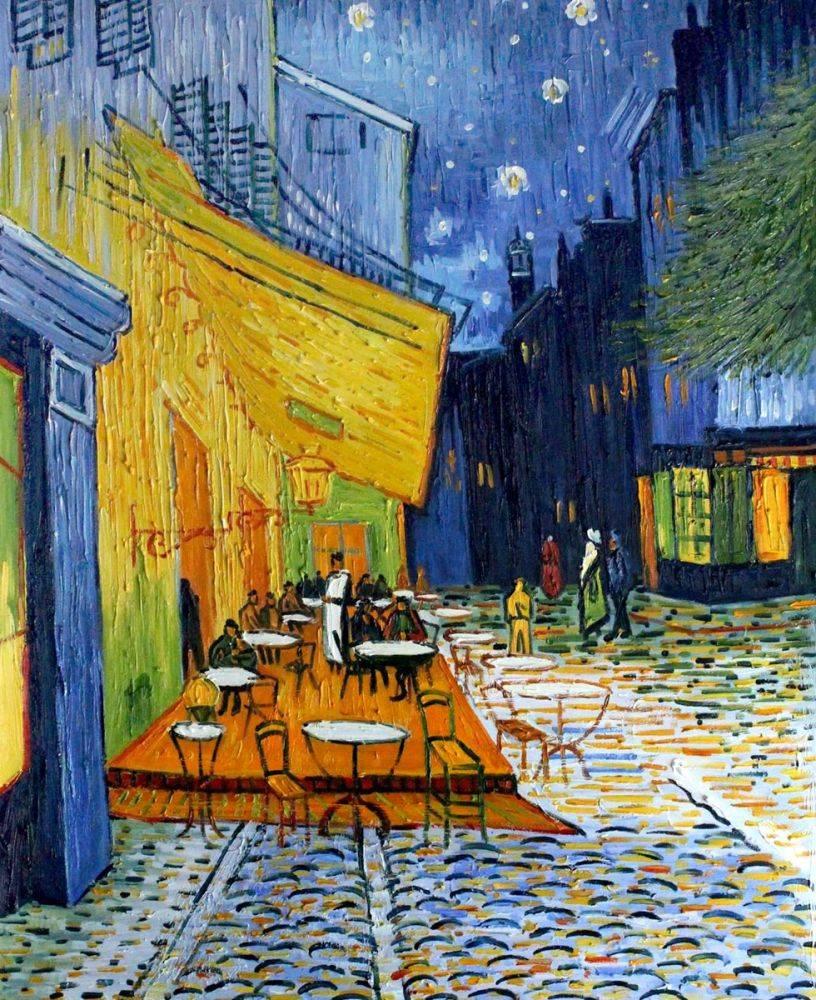 Cafe Terrace at Night (Original Size)