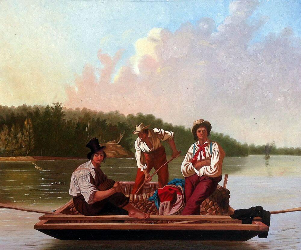 Boatmen on the Missouri, 1846