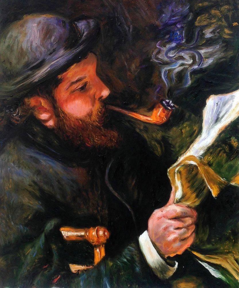 Claude Monet Reading,1872